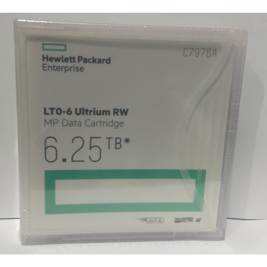 HPE LTO 6 Ultrium 6.25TB RW Data Cartridge PN C7976A