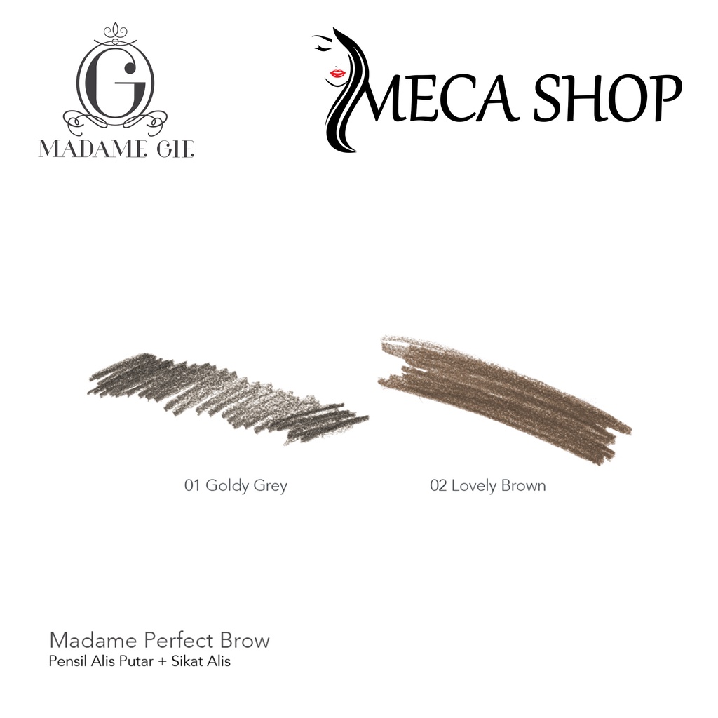 Madame Gie Silhouette Blended Brow | Perfect Brow | MakeUp Pensil Alis