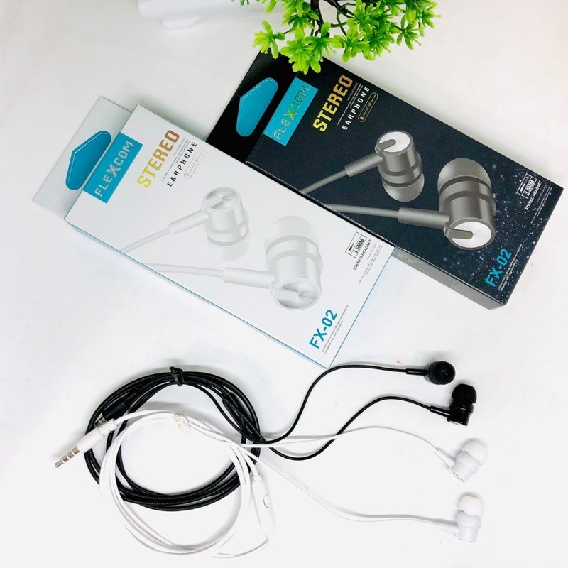 HANDSFREE FLEXCOM FX02 FX03 FX05 ORIGINAL BY FLECO EARPHONE RESMI HIFI AUDIO