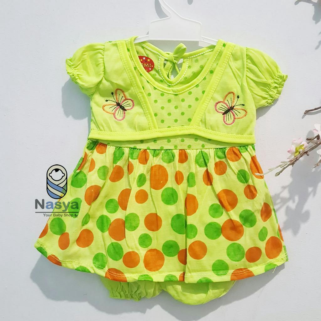 [N-053] Setelan baju Bayi Perempuan Lucu (3-6 bulan)