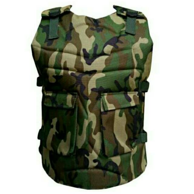 Rompi Motor / Pelindung Dada / Body Protector Bikers ARMY Loreng Tentara