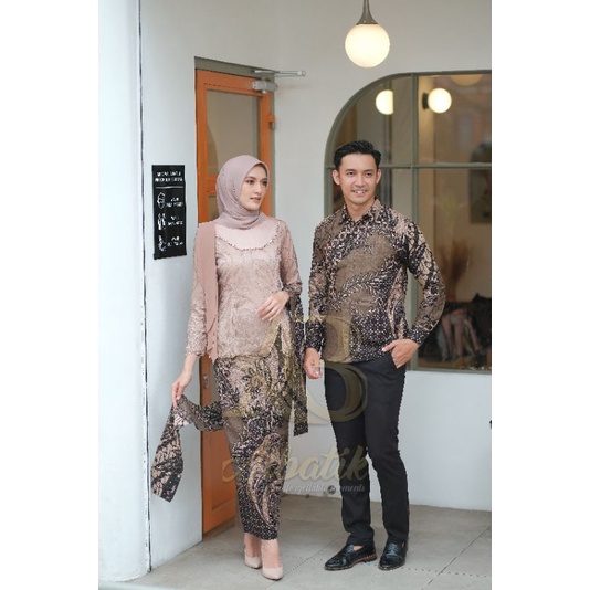 SET COUPLE JELITA BROWN-1