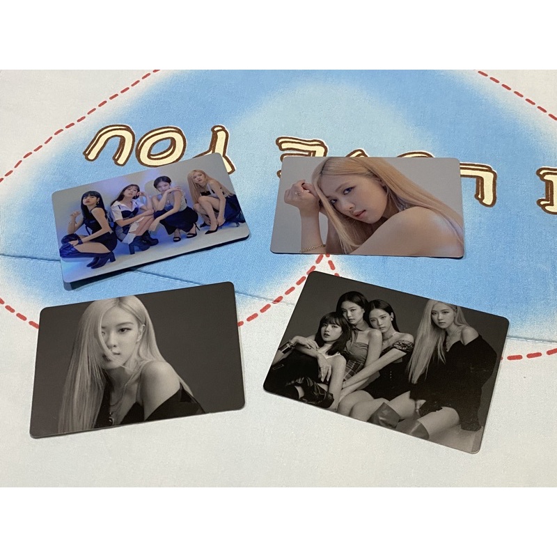 Rose photocard rosé blackpink pc ktl japan official lisa jisoo jennie