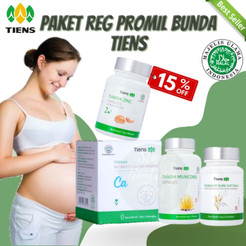 PAKET REG PROMIL TIENS|MEMPERKUAT JANIN & ASI BOOSTER|OBAT HERBAL|100%ORIGINAL