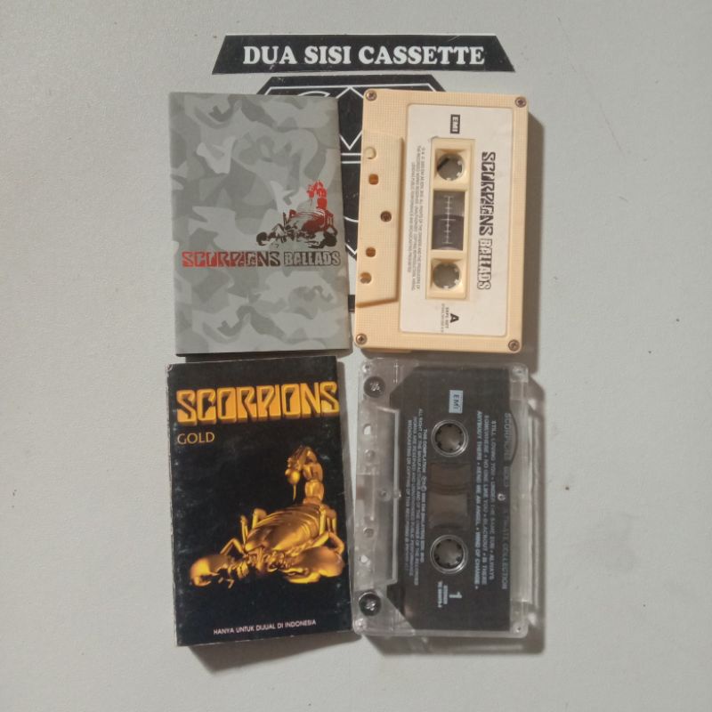 paket kaset scorpions - ballads - gold