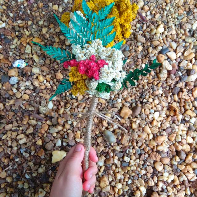 Kado spesial/buket bunga kering/buket edelweis/ kado unik/kado bunga edelweis/Bunga edelweish kering