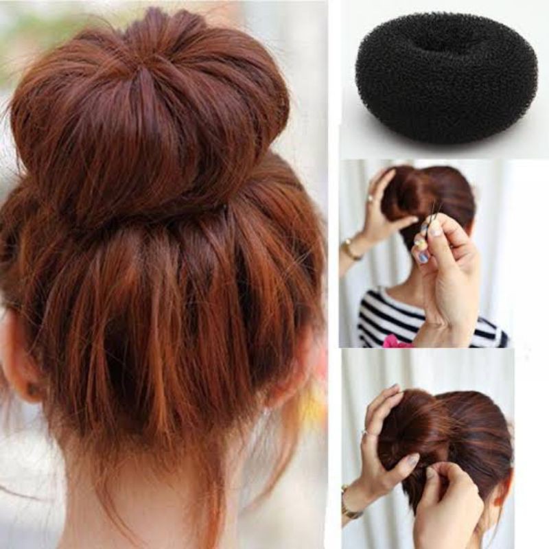ACC Hairbun Sanggul Rambut Donat Rambut Hair Bun Donat Bun Donat Sanggul Donut Bun Cepol Rambut Hair