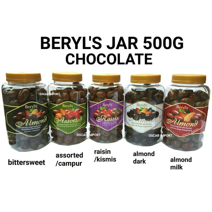 

BERYL'S JAR CHOCOLATE 500G BERYLS COKLAT MALAYSIA BOTOL TOPLES - Almond Milk