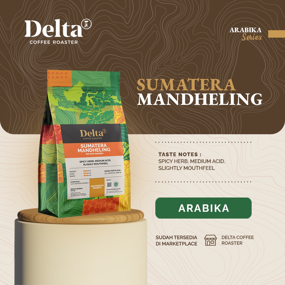 

KOPI MANDAILING SUMATERA (Mandheling Coffee Delta) Arabica Coffee