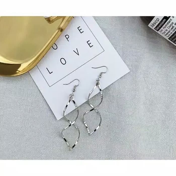 Anting Korea Model Spiral Gold Silver