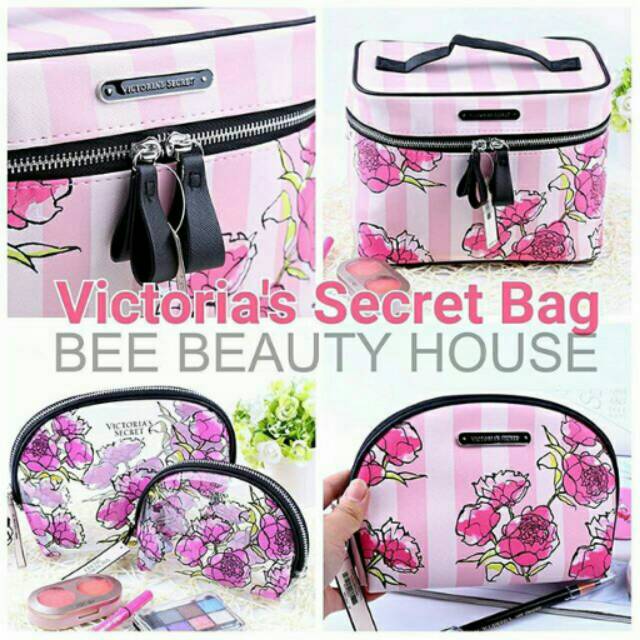 Tas kosmetik makeup pouch Victoria secret original
