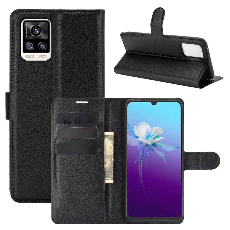 Dompet Hp Untuk Vivo V20 Leather Flip Case Vivo V20