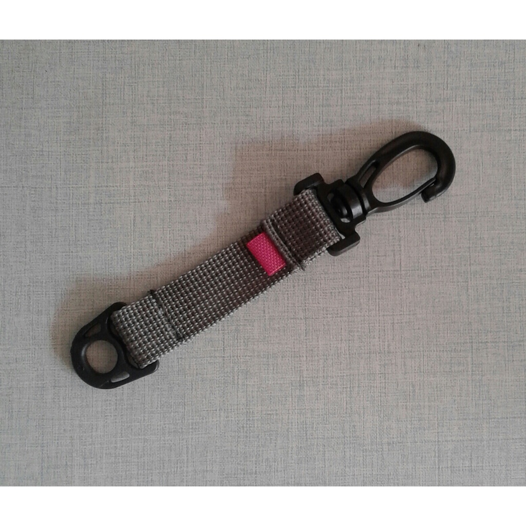Gantungan Kunci Ganci Motor Outdoor Style-ABU PINK