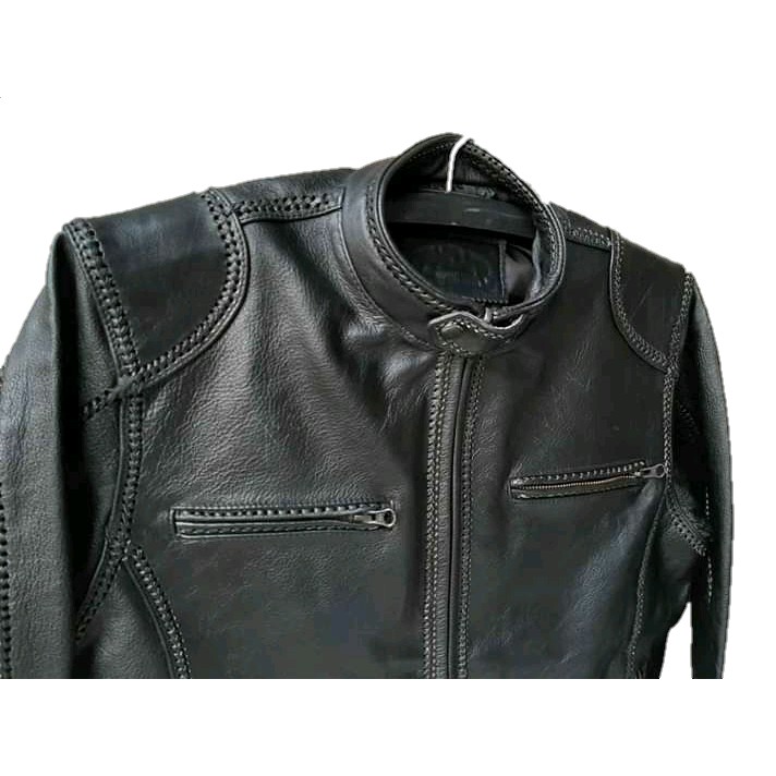 Jaket kulit sulam asli garutan terbaru