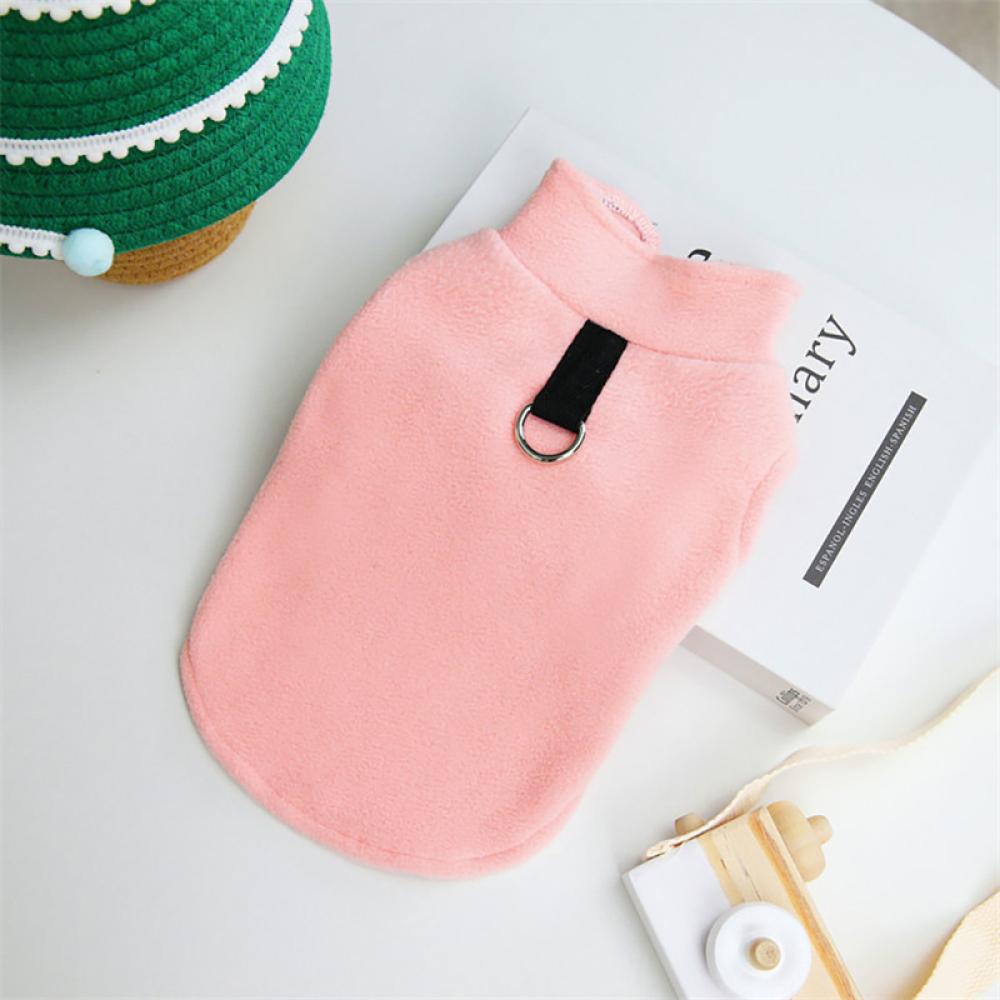 Timekey Sweater Anjing French Bulldog Kecil Bahan Fleece Lembut Untuk Musim Dingin F9V4