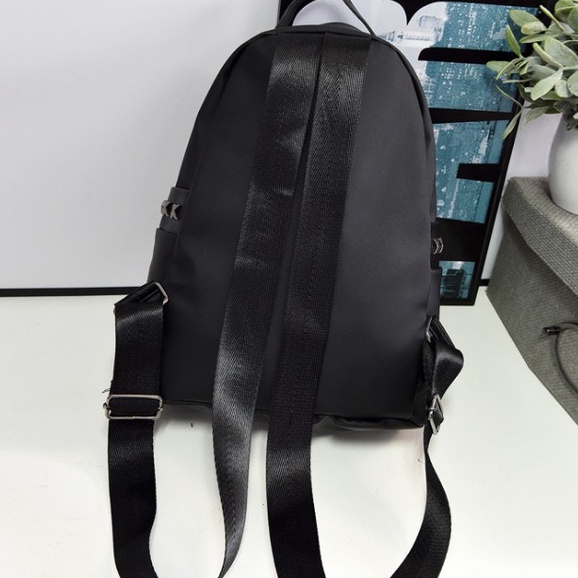 100% Import Tas Ransel Mini Backpack Hitam Korean Style Wanita / Tas Sekolah Waterproof Murah L3,604 - T49117