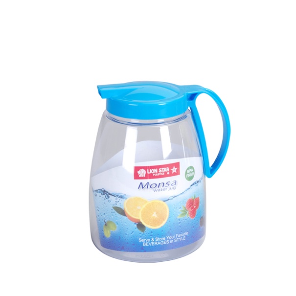 Lion Star Teko Plastik Eskan Pitcher K-29 Monsa Water Jug 2.1 Liter Wadah Air Dingin Panas Minum Peg