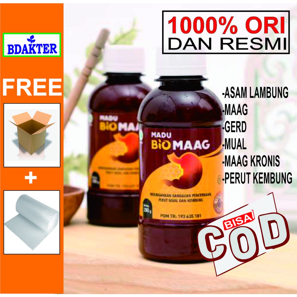 

ORIGINAL Madu Biomaag Biomag Obat Herbal Asam Lambung Bukan Madu Zestmag Maag Kronis Gerd Gangguan Pencernaan