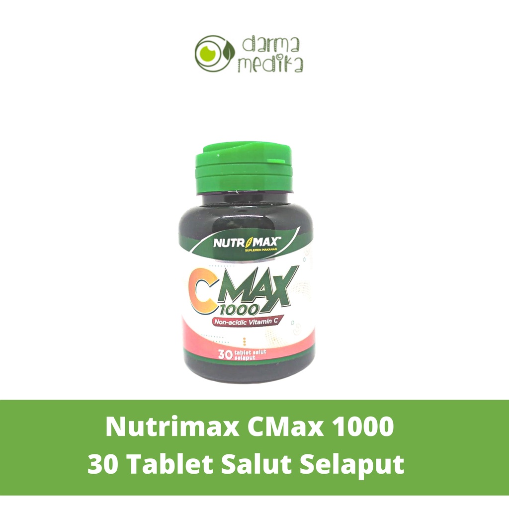 Nutrimax CMAX 1000mg Vitamin C MAX Non Acidic Vit is 30 Tab 1000mg