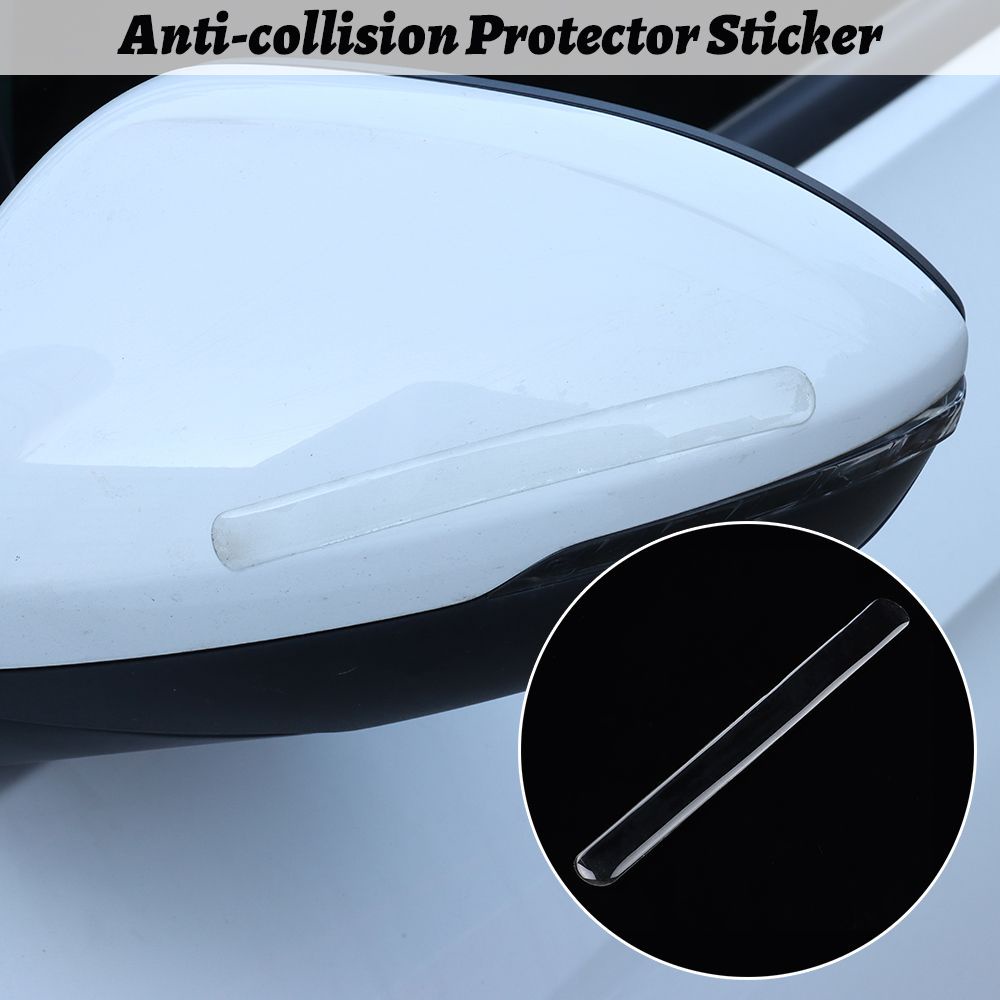 TOP Portable Protection Strip Rearview Mirror Anti Scratch Car Door Edge Transparent Anti Scratch Protection Strip Auto Decor Plate Bar Bumper Scuff Anti-collision