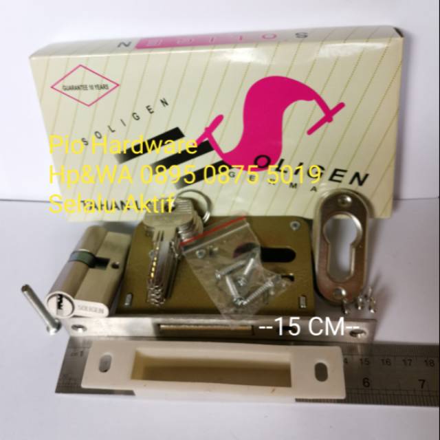 Kunci Sliding Pintu geser Soligen stainless