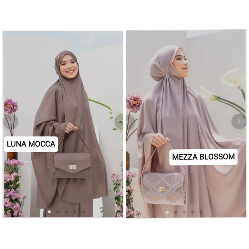 SIAP KIRIM BUKAN PO MEZZA & LUNA PRAYER SET MOCCA BLOSSOM  By HEYLOCAL ID LOCAL.ID