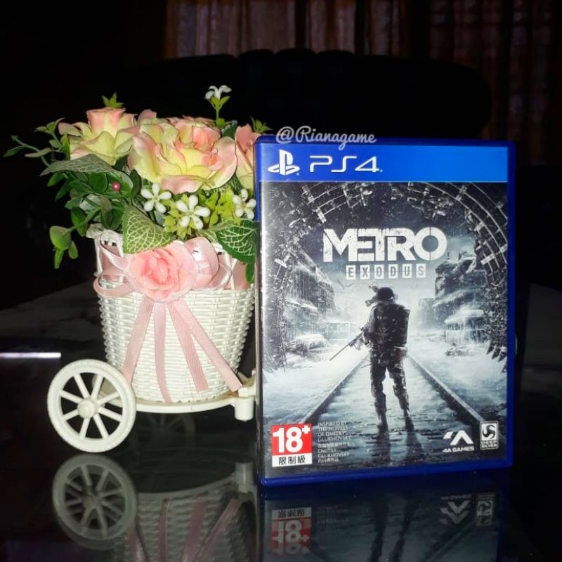 BD Kaset PS4 Metro Exodus Game CD PS 4 Playstation Original Bekas Second