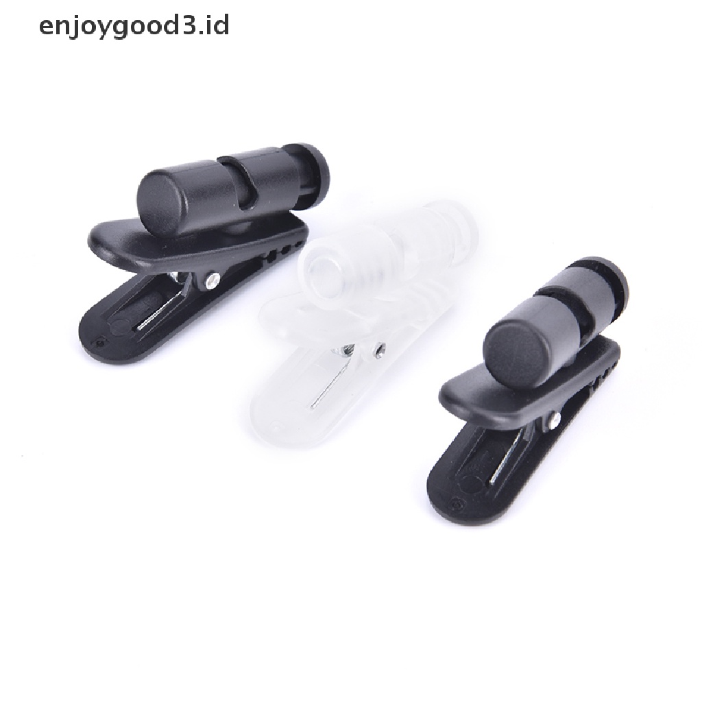 (Id) Klip Penjepit Kabel Earphone / Headphone Untuk Kerah Baju