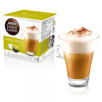 

Kopi - 3Box Nescafe Dolce Gusto Cappuccino 1 Box = 16 Kapsul 8 Sajian