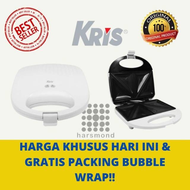 PROMO TERMURAH!! PEMANGGANG ROTI KRIS PANGGANGAN ROTI SANDWICH MAKER BREAD TOASTER MURAH! R15