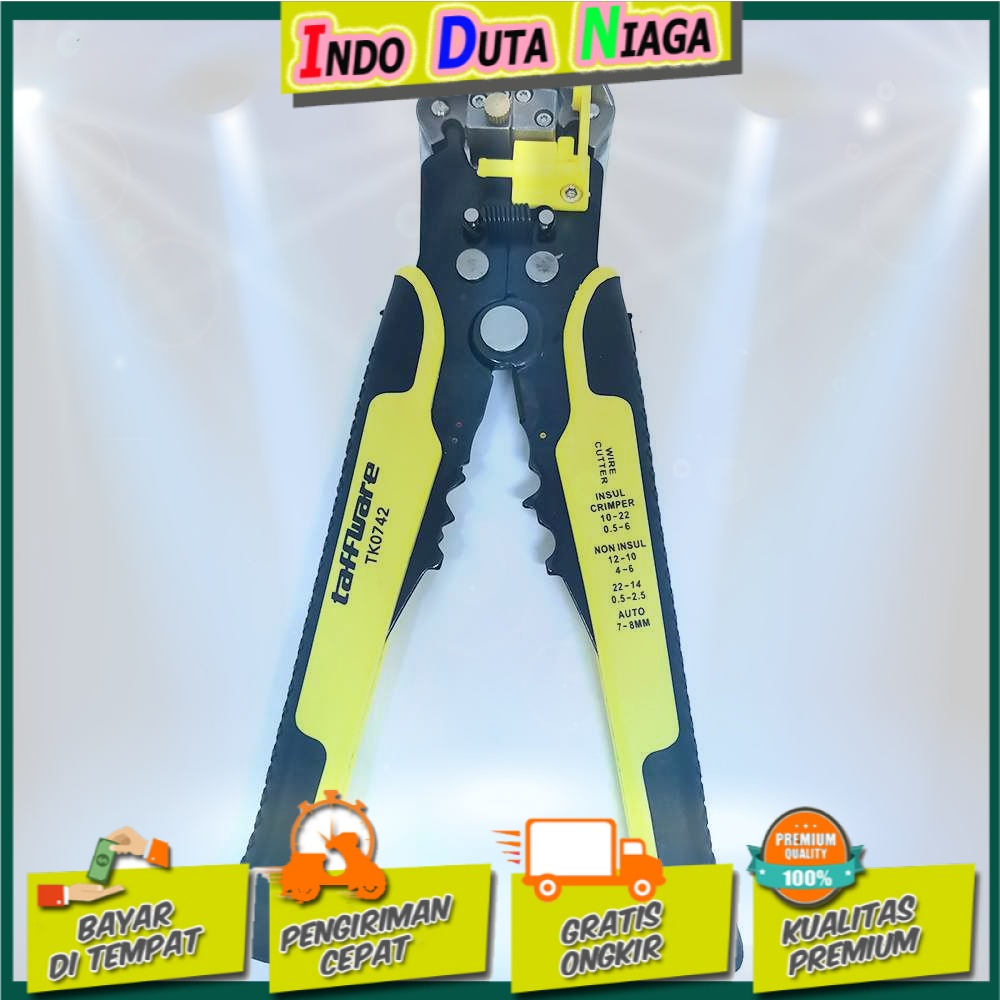 Taffware Tang Kabel Multifungsi Wire Cutter Pliers - TK0742