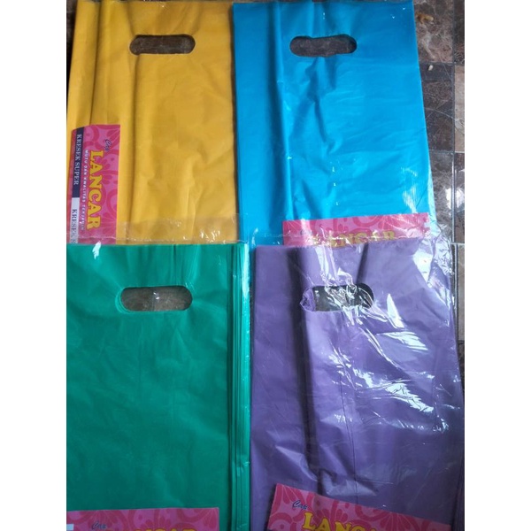 PLASTIK PLONG POLOS UKURAN 20 KRESEK SUPER PLONG