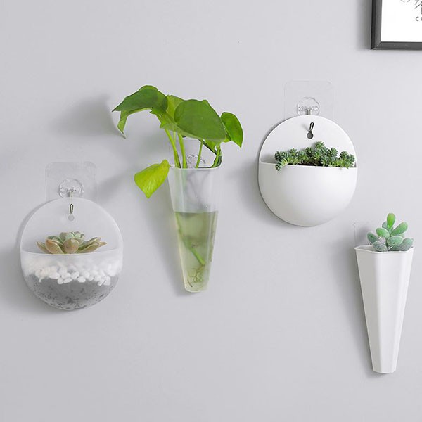 pot gantung minimalis wall hanging flower pot (4f5) hpl010