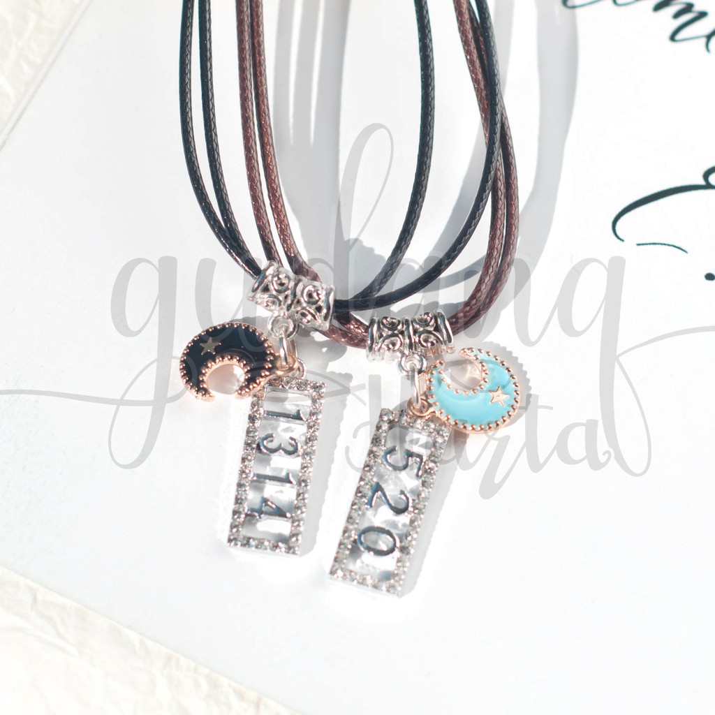 Kalung BFF Moon and Numbers GH 204306