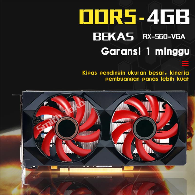 DATALAND/SAPPHIRE/XFX VGA RX560 4GB DDR5