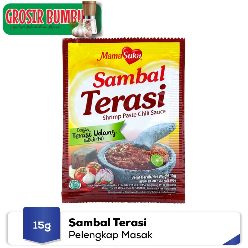 

MamaSuka - Sambal Terasi Sachet 15 gr Mama Suka