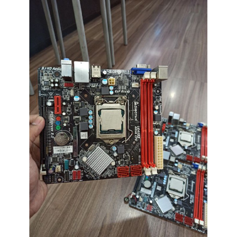 paketan motherboard Biostar H61 soket 1155 proce Intel Pentium G2030-2020 berkualitas dan bergaransi