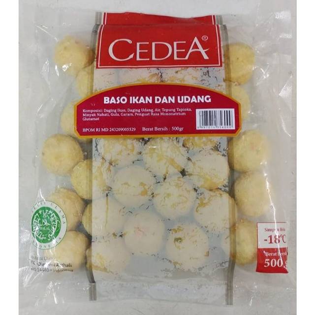 

Cedea Baso Ikan dan Udang 500gr