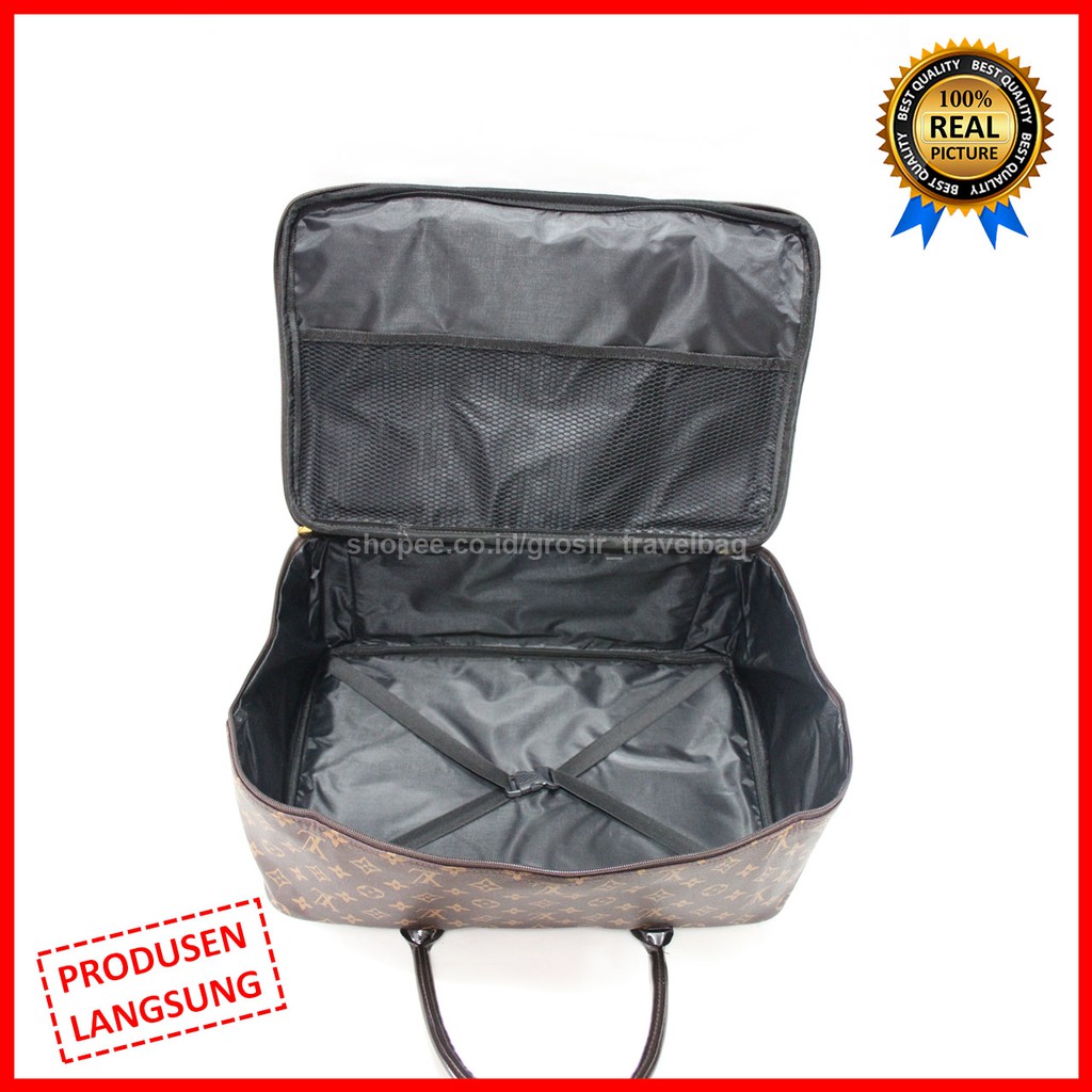 Travel Bag Premium LVP-02 / Tas Pakaian Kualitas Premium / Travel Bag Bahan Kulit PU Import / Tas Mu