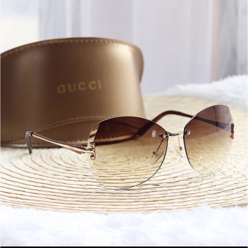 TERDEKAT kacamata sunglasses wanita Gucci premium kacamata fasion kacamata gaya kacamata premium