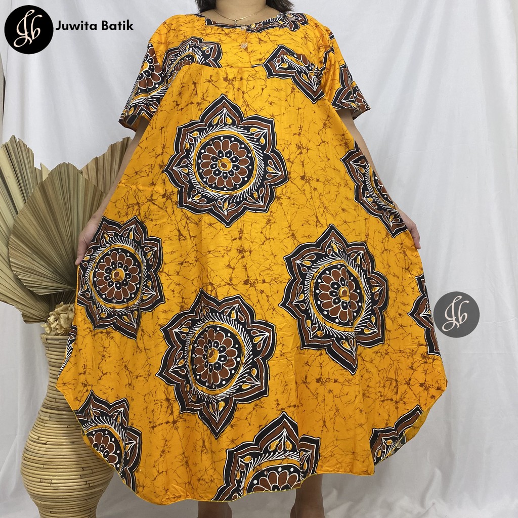 Juwita Batik - Daster Payung Jumbo Busui Friendly LD 130 3XL Super Jumbo Murah Terbaru PART-II