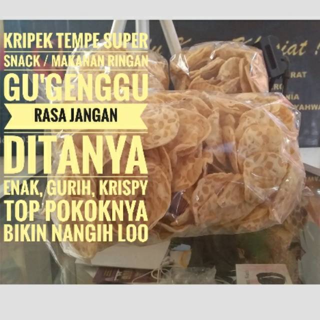 

KREPEK TEMPE SUPER ±200Gr