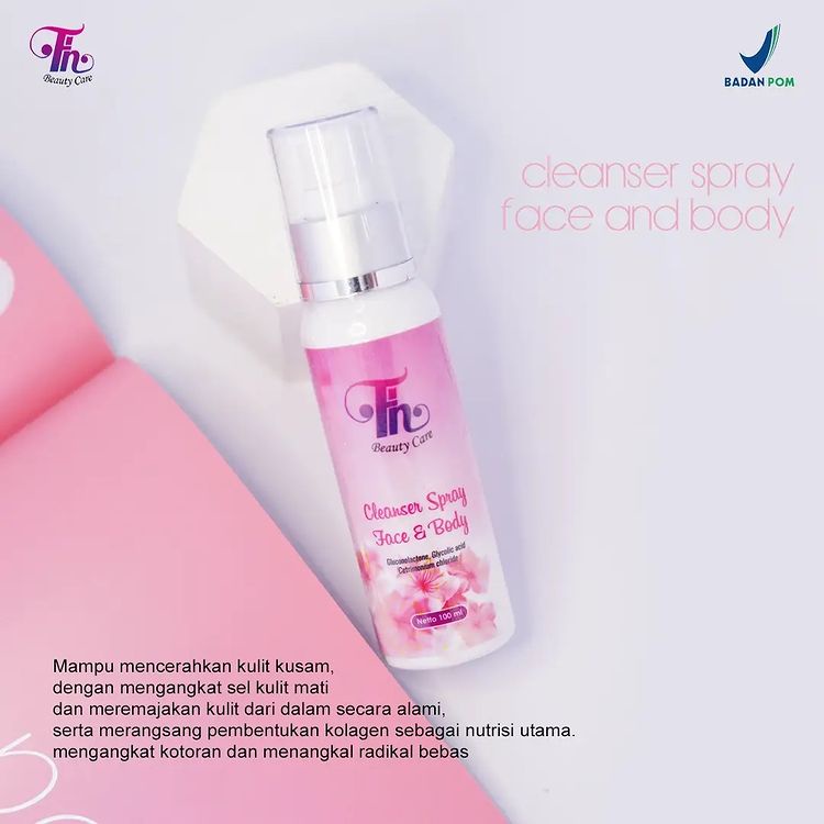 [ COD ] Cleanser spray face and body / Cleanser Peeling / Perontok daki / FH Beauty Care