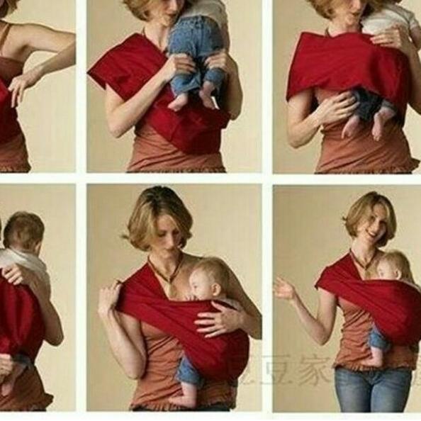 gendongan bayi geos okiyo polos/gendongan geos okiyo polos/gendongan sarung