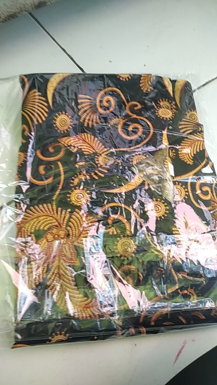 Asifa Batik Hrb026 Kenongo Kemeja Tosca Pekalongan Padi M L Xl Sogan Tulis Halus Kemeja Batik