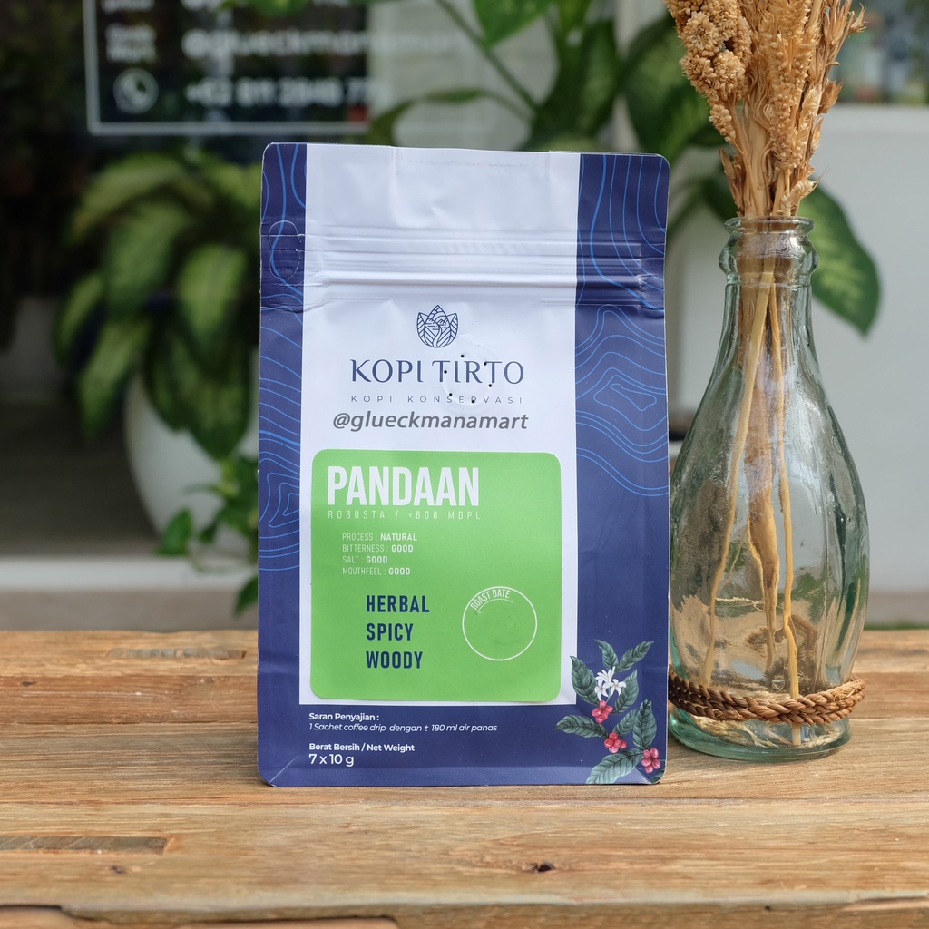

Kopi Tirto Pandaan 7x10gr Robusta Natural Process