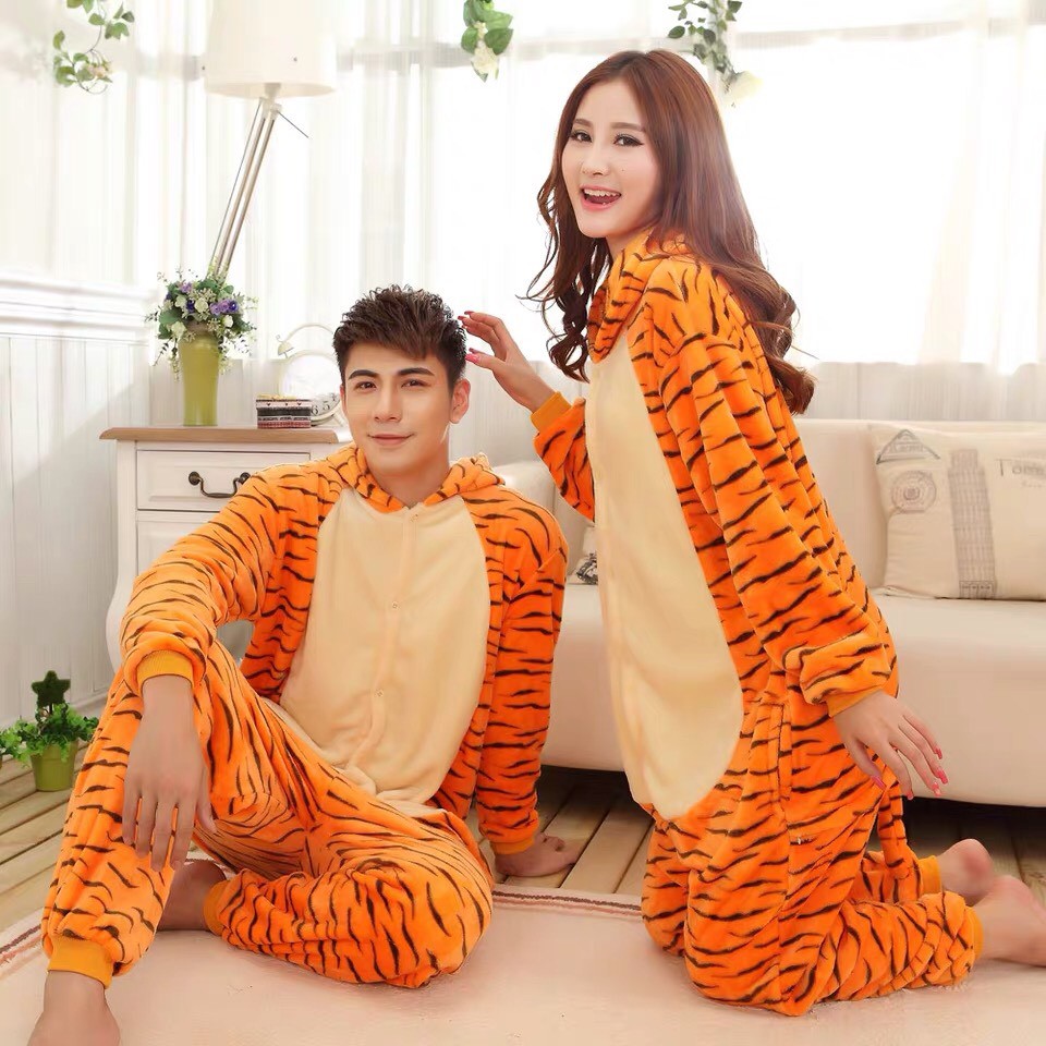 BAJU ONESIE BONEKA TIGGER TIGER HARIMAU WINNIE THE POOH PIYAMA KOSTUM