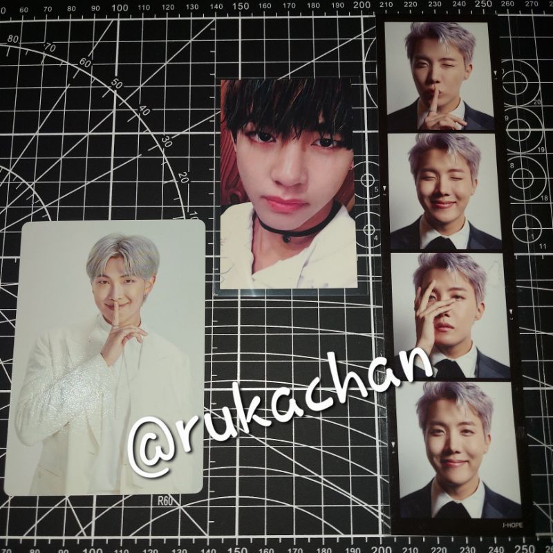 Photocard Taehyung V HYYH Pt.2, MPC MOTS Tour RM Namjoon, The Fact China J-hope random phostrip