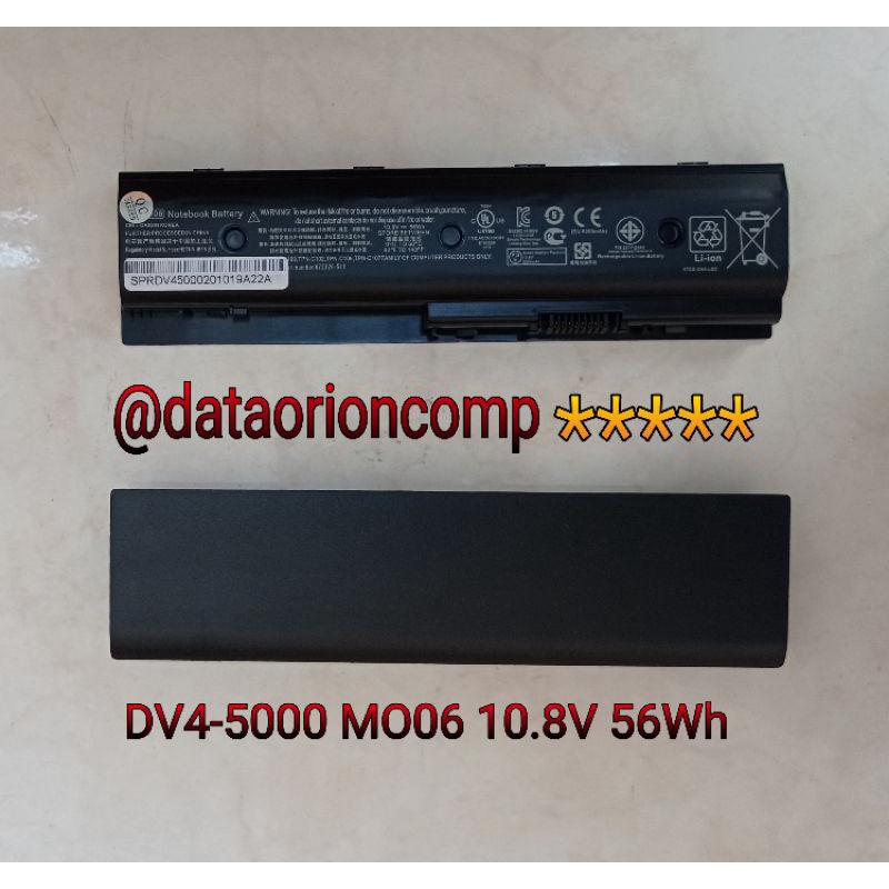 Baterai Battery MO06 For HP Pavilion DV4-5000 DV6-7002TX 5006TX DV7-7000 Series