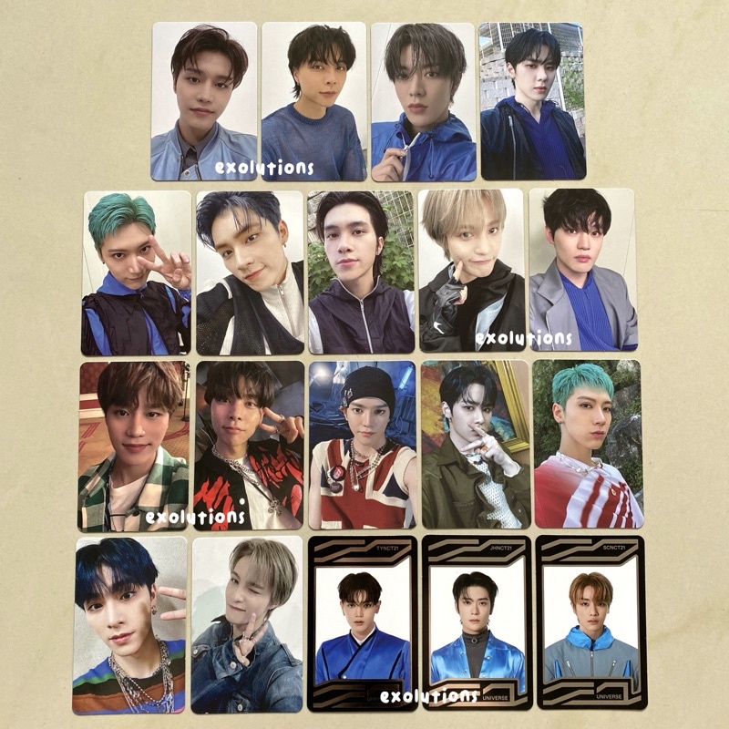 NCT Universe Official Photocard PC [BACA DESC‼️] Taeil Johnny Yuta Kun Ten Xiaojun Hendery Yangyang 